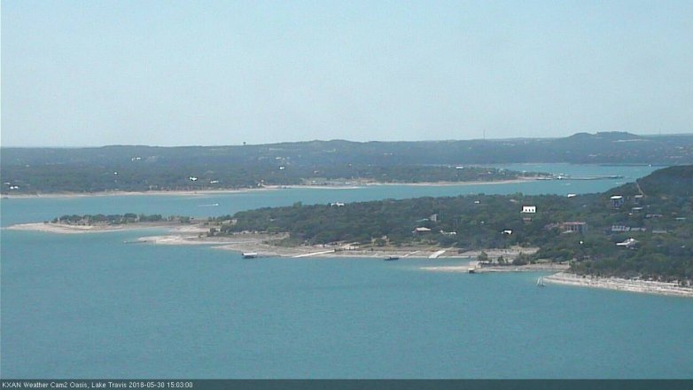 Lake Travis webcam, May 30, 2018 2:05 PM CT
