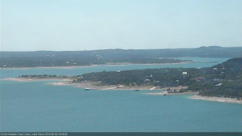 Lake Travis webcam, May 30, 2018 2:40 PM CT