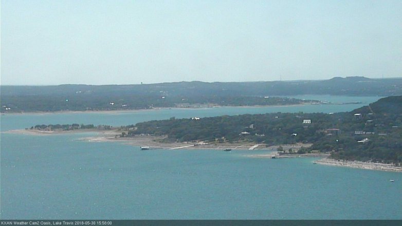 Lake Travis webcam, May 30, 2018 3:00 PM CT