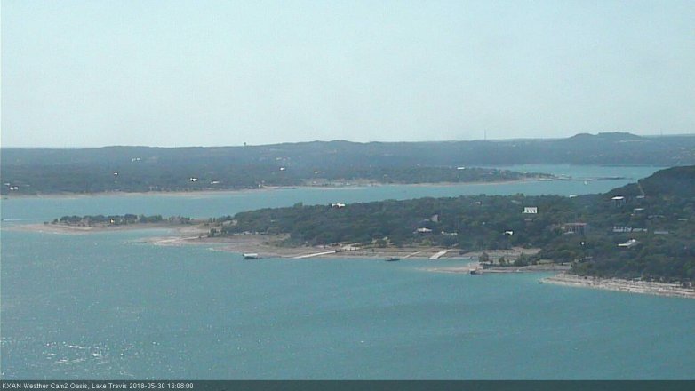 Lake Travis webcam, May 30, 2018 3:10 PM CT