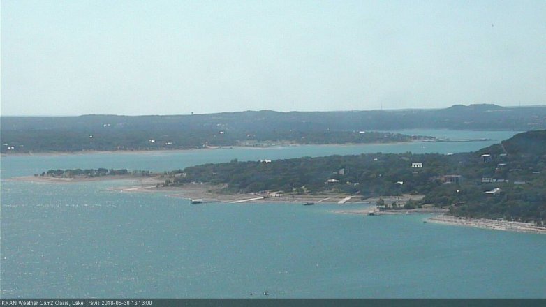 Lake Travis webcam, May 30, 2018 3:15 PM CT
