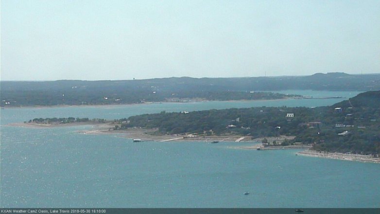 Lake Travis webcam, May 30, 2018 3:20 PM CT
