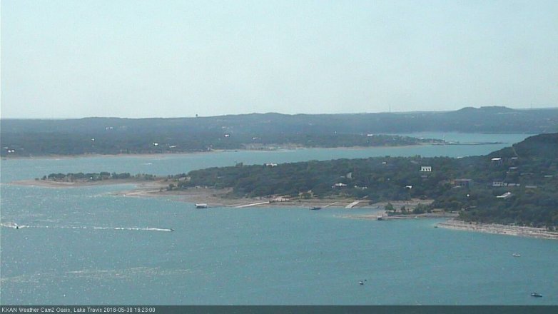 Lake Travis webcam, May 30, 2018 3:25 PM CT