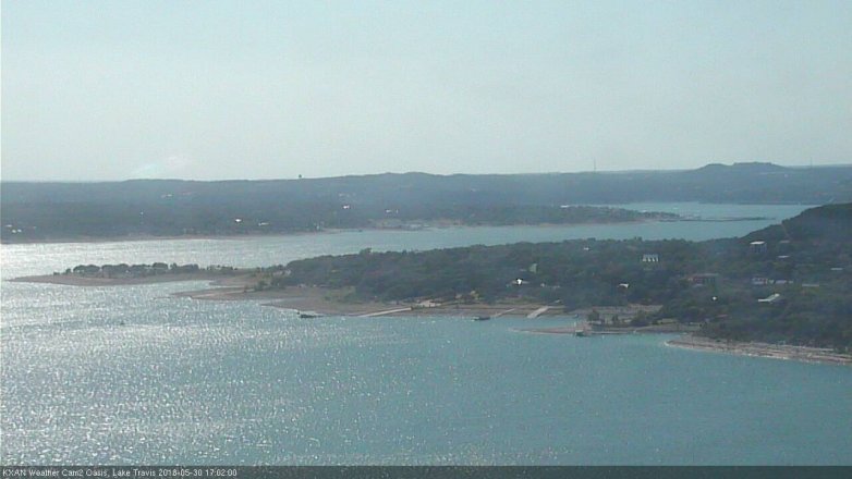 Lake Travis webcam, May 30, 2018 4:05 PM CT