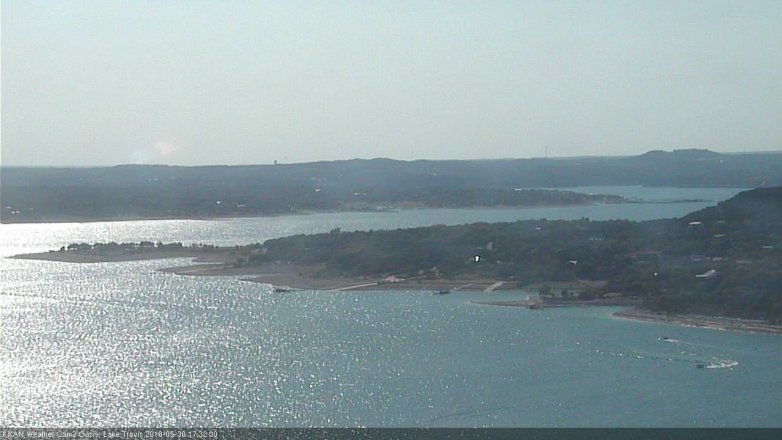 Lake Travis webcam, May 30, 2018 4:35 PM CT