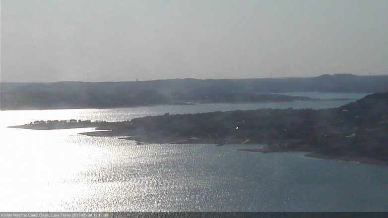 Lake Travis webcam, May 30, 2018 5:20 PM CT