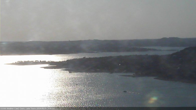 Lake Travis webcam, May 30, 2018 5:50 PM CT