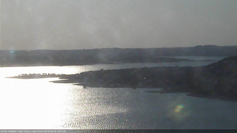 Lake Travis webcam, May 30, 2018 6:00 PM CT