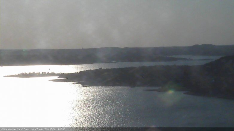 Lake Travis webcam, May 30, 2018 6:10 PM CT
