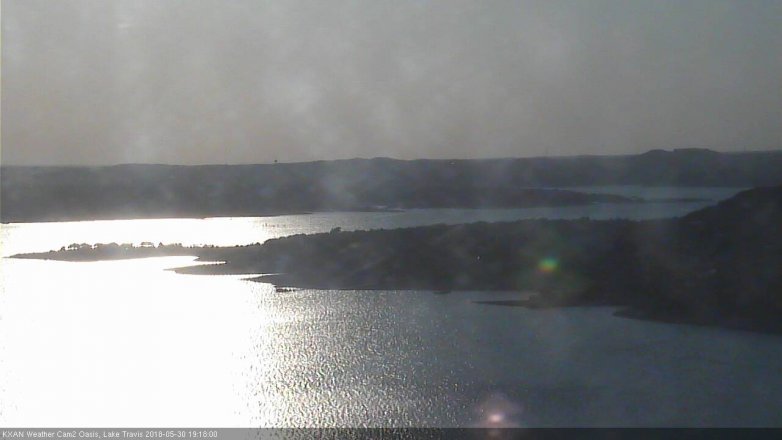 Lake Travis webcam, May 30, 2018 6:20 PM CT