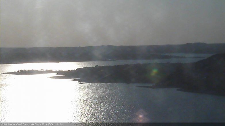 Lake Travis webcam, May 30, 2018 6:25 PM CT