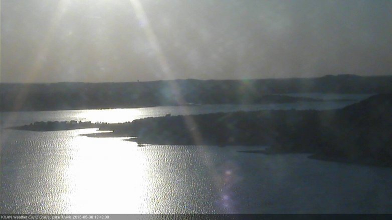 Lake Travis webcam, May 30, 2018 6:45 PM CT