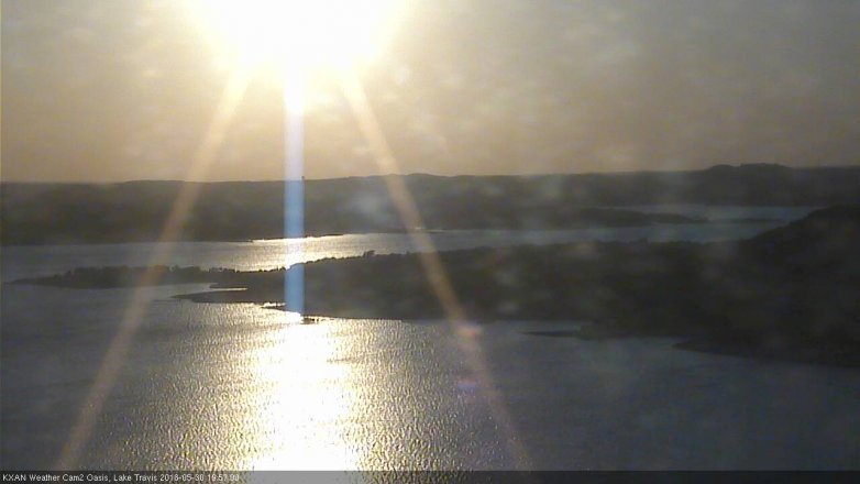 Lake Travis webcam, May 30, 2018 7:00 PM CT