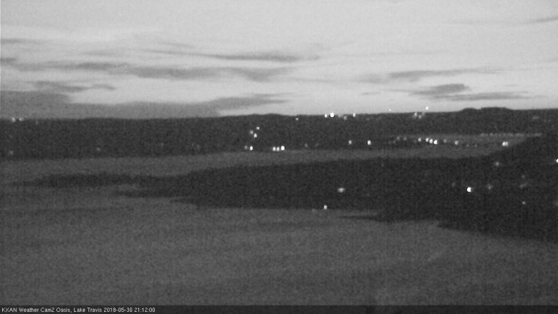 Lake Travis webcam, May 30, 2018 8:15 PM CT