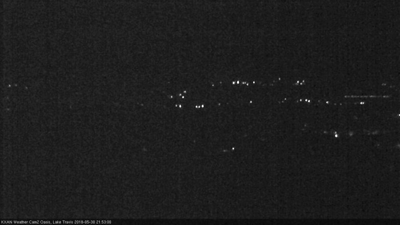 Lake Travis webcam, May 30, 2018 8:55 PM CT