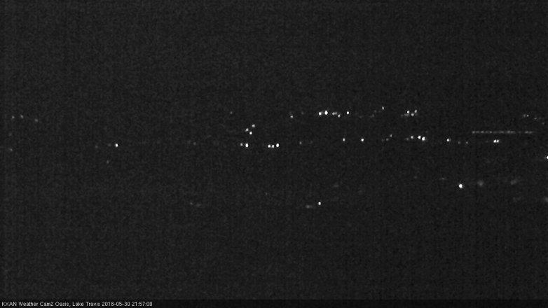 Lake Travis webcam, May 30, 2018 9:00 PM CT