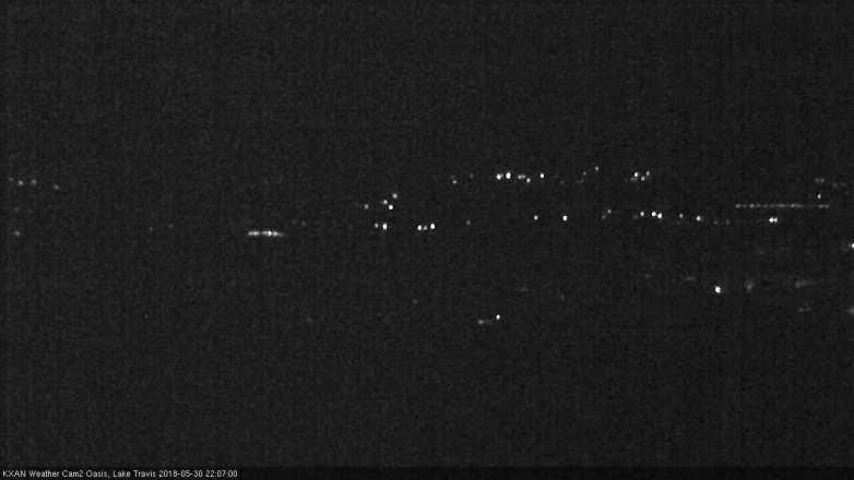 Lake Travis webcam, May 30, 2018 9:10 PM CT
