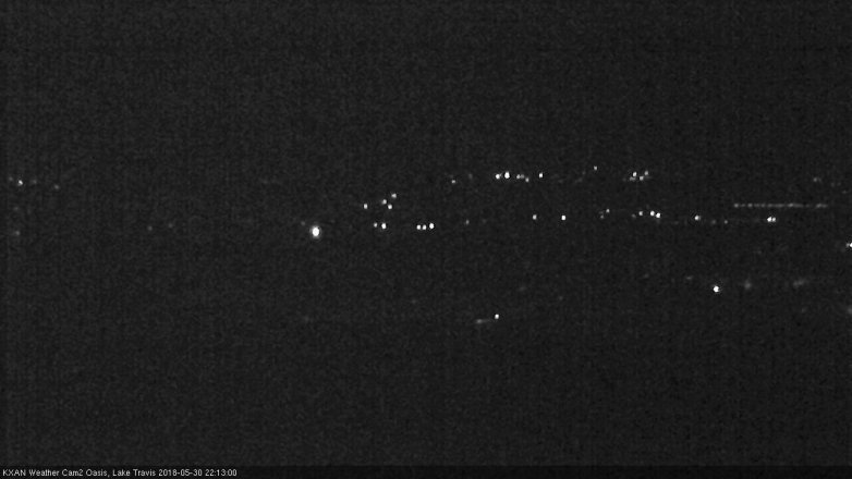 Lake Travis webcam, May 30, 2018 9:15 PM CT