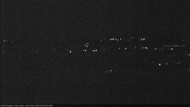 Lake Travis webcam, May 30, 2018 9:20 PM CT