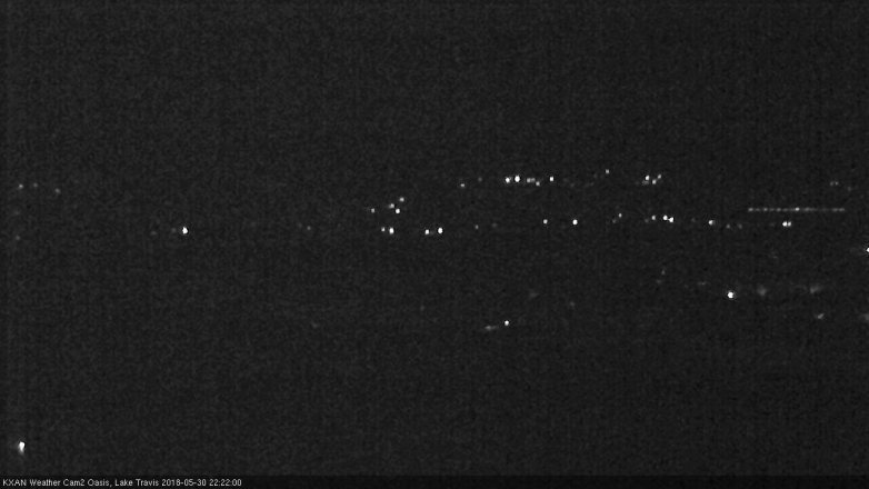 Lake Travis webcam, May 30, 2018 9:25 PM CT