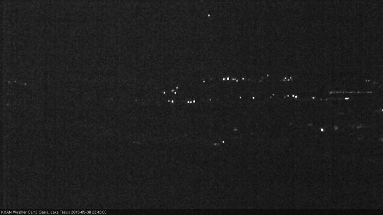 Lake Travis webcam, May 30, 2018 9:45 PM CT