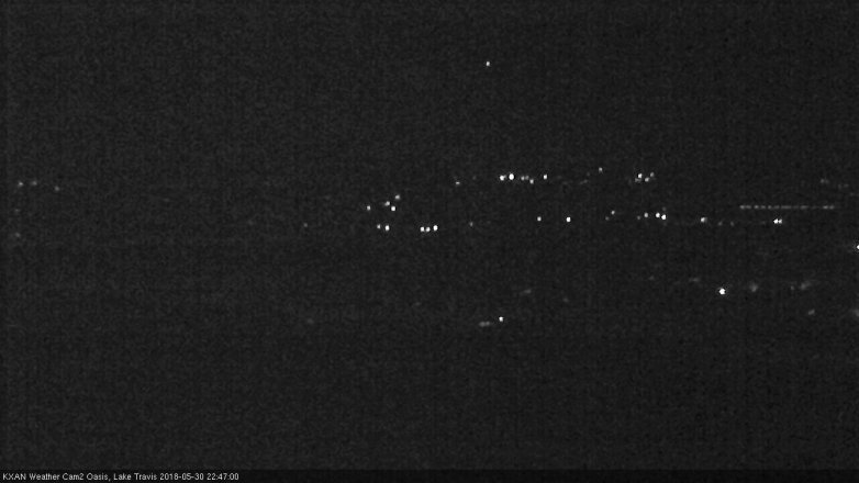 Lake Travis webcam, May 30, 2018 9:50 PM CT