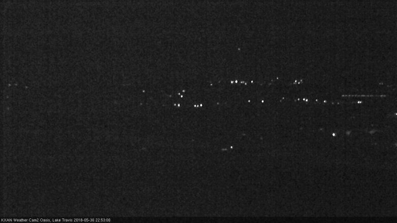 Lake Travis webcam, May 30, 2018 9:55 PM CT