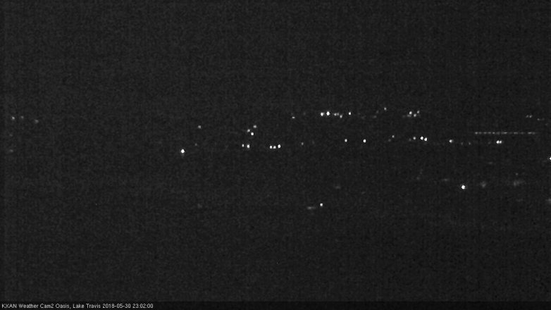 Lake Travis webcam, May 30, 2018 10:05 PM CT