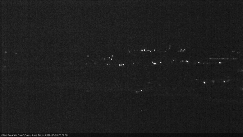 Lake Travis webcam, May 30, 2018 10:30 PM CT