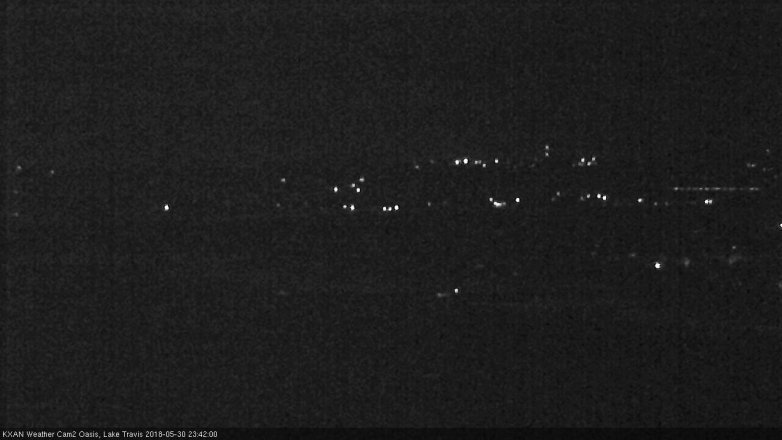 Lake Travis webcam, May 30, 2018 10:45 PM CT