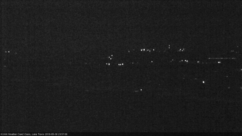 Lake Travis webcam, May 30, 2018 11:00 PM CT