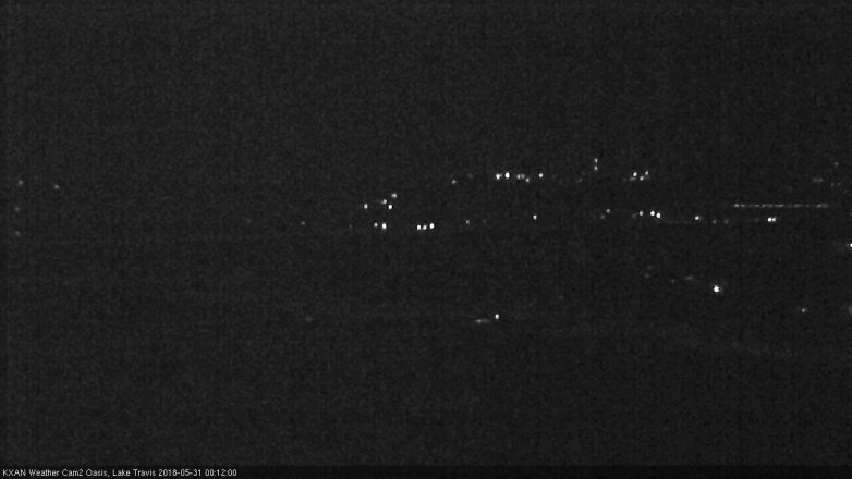 Lake Travis webcam, May 30, 2018 11:15 PM CT