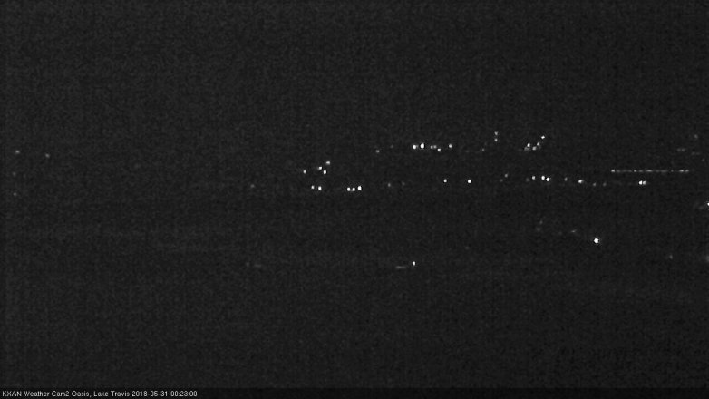 Lake Travis webcam, May 30, 2018 11:25 PM CT