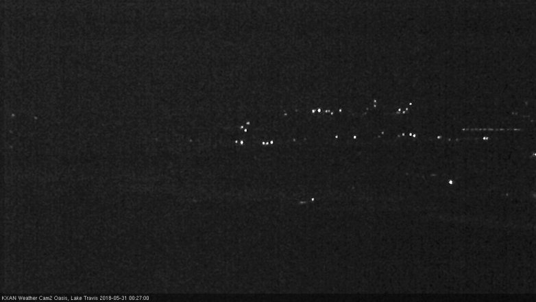 Lake Travis webcam, May 30, 2018 11:30 PM CT