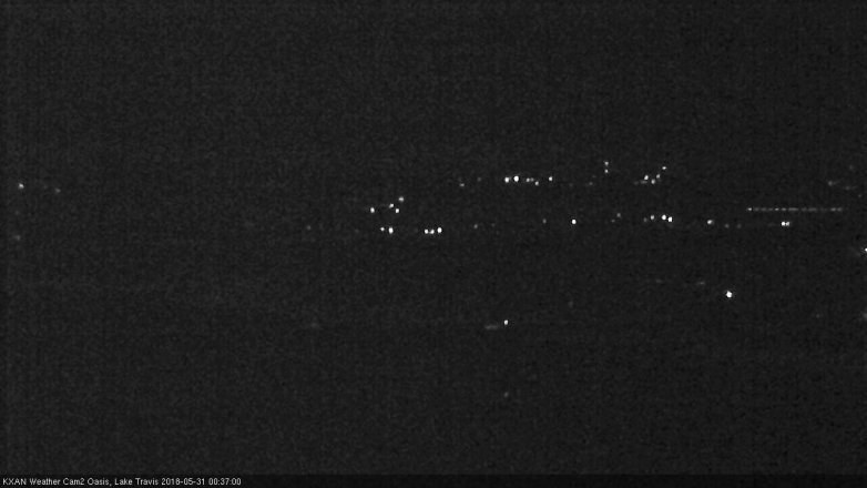 Lake Travis webcam, May 30, 2018 11:40 PM CT