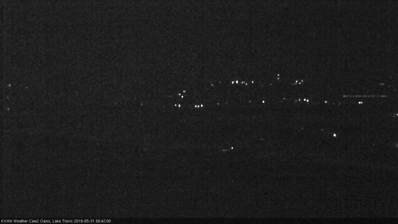 Lake Travis webcam, May 30, 2018 11:45 PM CT