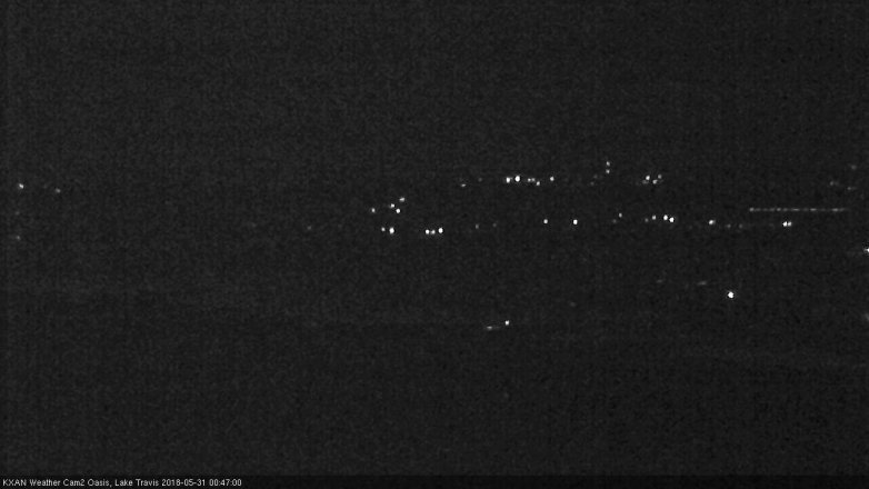 Lake Travis webcam, May 30, 2018 11:50 PM CT
