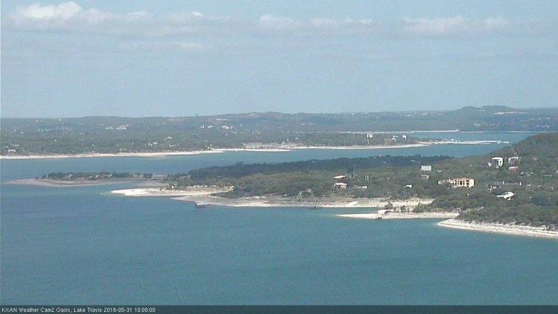 Lake Travis webcam, May 31, 2018 9:10 AM CT