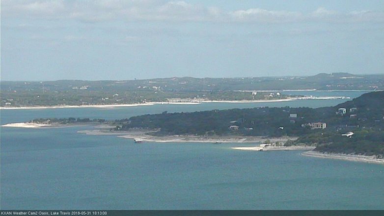 Lake Travis webcam, May 31, 2018 9:15 AM CT