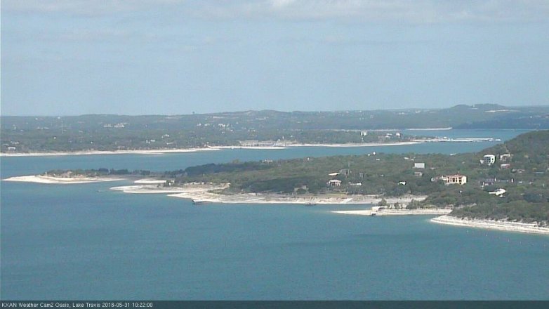 Lake Travis webcam, May 31, 2018 9:25 AM CT