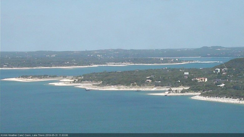 Lake Travis webcam, May 31, 2018 10:05 AM CT