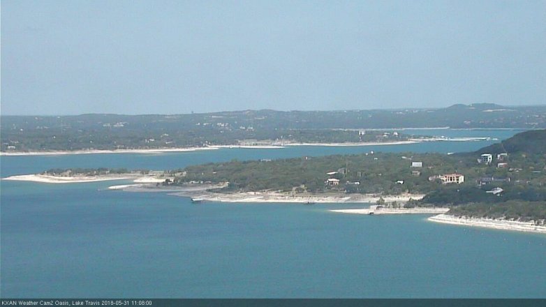 Lake Travis webcam, May 31, 2018 10:10 AM CT