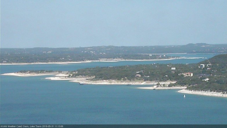 Lake Travis webcam, May 31, 2018 10:15 AM CT
