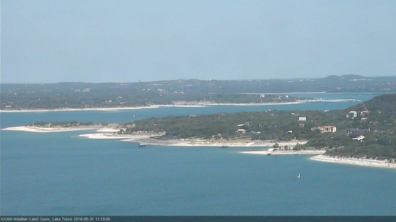 Lake Travis webcam, May 31, 2018 10:20 AM CT