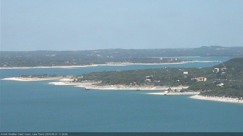 Lake Travis webcam, May 31, 2018 10:30 AM CT
