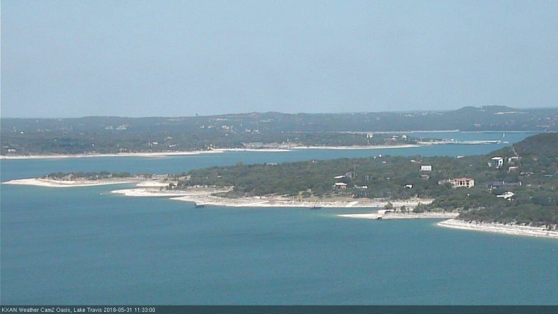 Lake Travis webcam, May 31, 2018 10:35 AM CT