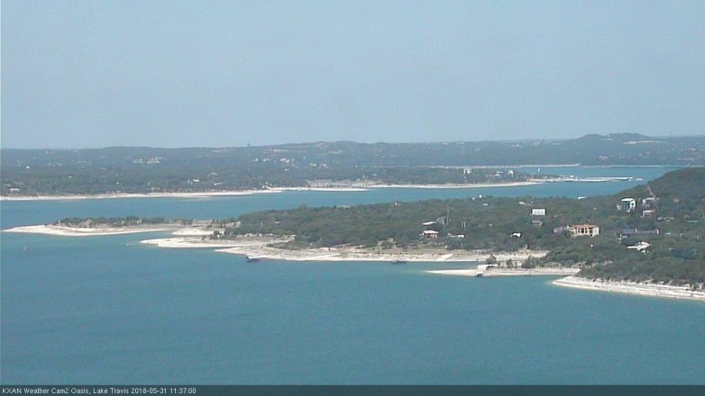 Lake Travis webcam, May 31, 2018 10:40 AM CT