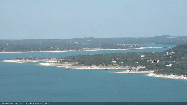 Lake Travis webcam, May 31, 2018 10:55 AM CT