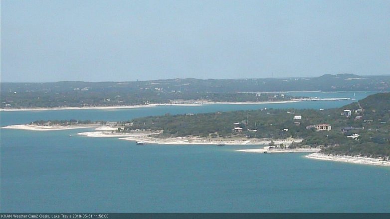 Lake Travis webcam, May 31, 2018 11:00 AM CT