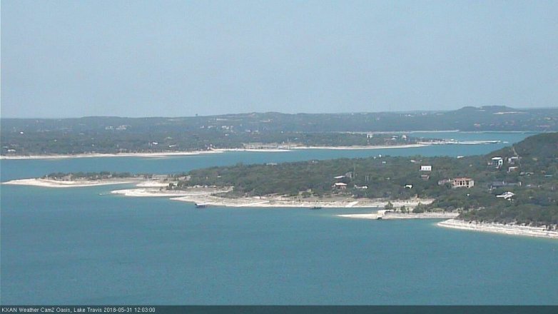 Lake Travis webcam, May 31, 2018 11:05 AM CT